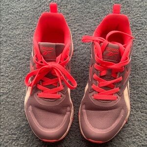 Reebok Women's Lavender and Pink Running Sneakers